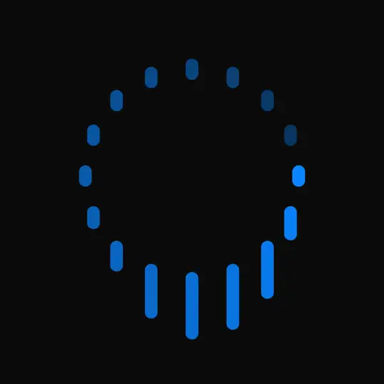 Repeater: One shape, copied round a ring, each a beat behind.