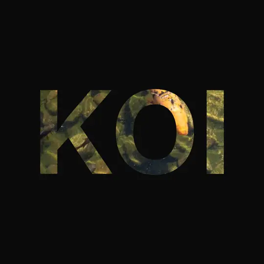 Type mask: Footage plays through the letters.